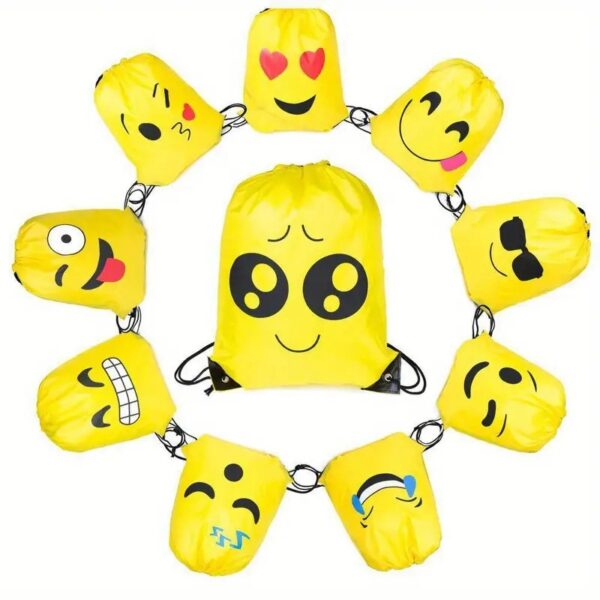 Emoji gymtas - Slapend gezicht - 10 liter - Afbeelding 2