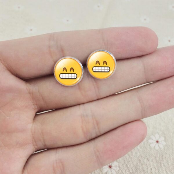 emoji oorbellen tanden op elkaar - Afbeelding 2