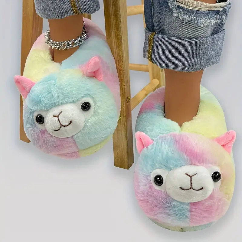 Grappige Alpaca Sloffen | Dieren Sloffen | Maat 32 t/m 38 - Afbeelding 6
