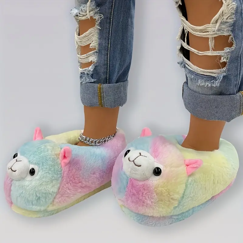 Grappige Alpaca Sloffen | Dieren Sloffen | Maat 32 t/m 38 - Afbeelding 4