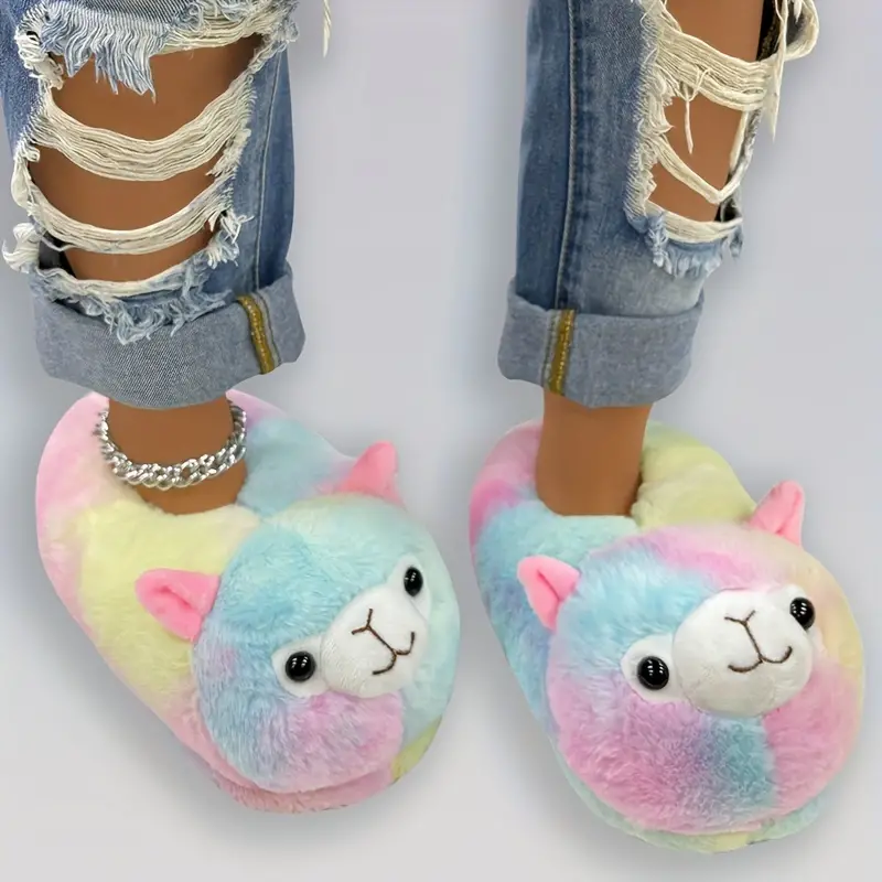 Grappige Alpaca Sloffen | Dieren Sloffen | Maat 32 t/m 38 - Afbeelding 3