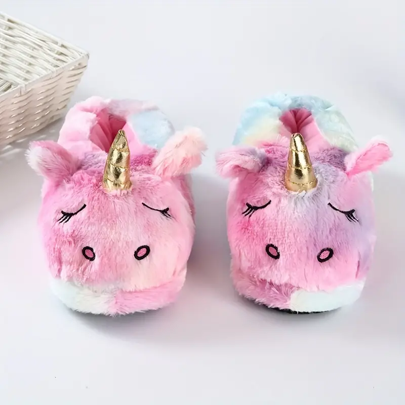 Roze Eenhoorn Sloffen | Dieren Sloffen | Maat 32 t/m 40 - Afbeelding 6