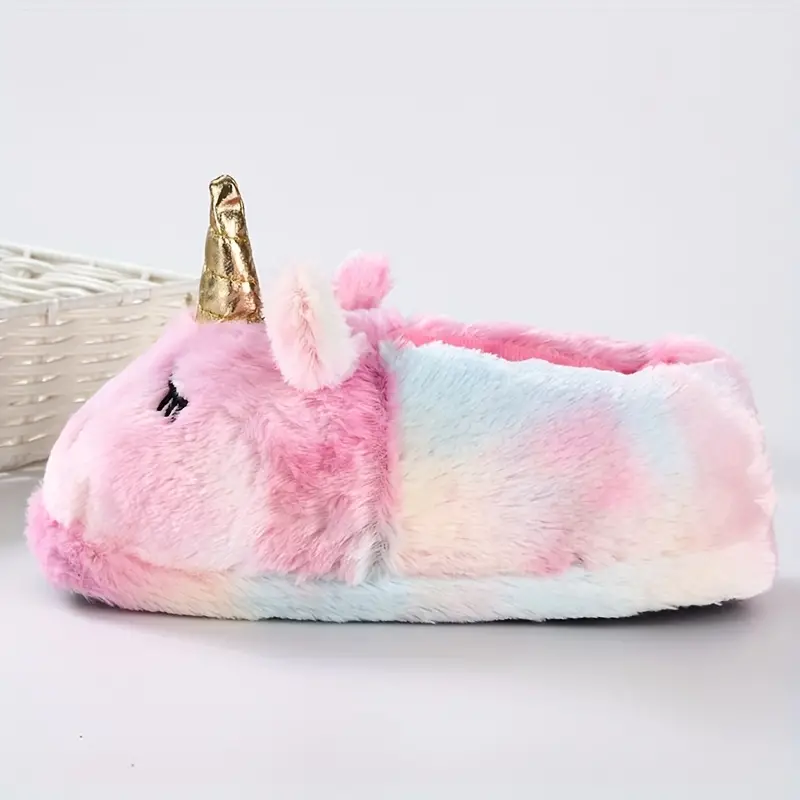 Roze Eenhoorn Sloffen | Dieren Sloffen | Maat 32 t/m 40 - Afbeelding 2