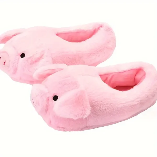 met deze grappige varkens sloffen kan je elke winter aan. altijd lekker warm en heel stylisch