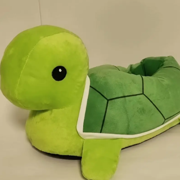 Grappige Schildpad Sloffen | Dieren Sloffen | Maat 34 t/m 44 - Afbeelding 2